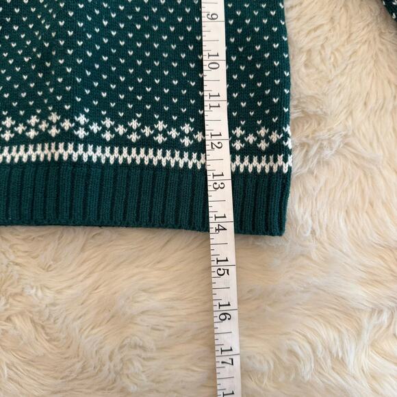 Tahari Shawl Collar Fair Isle Unisex Sweater 2T - Picture 7 of 9